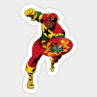 Captain Ghana Sticker